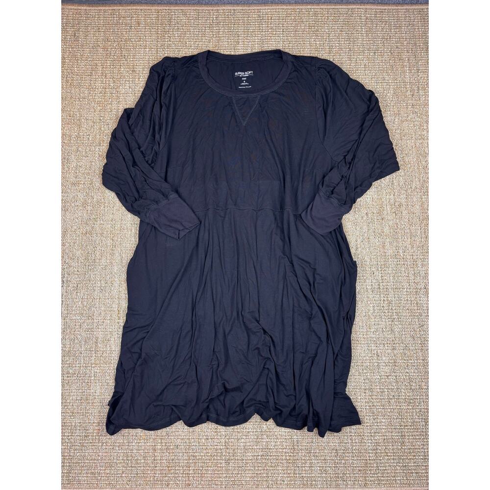 🖤 Super Soft by Torrid T-Shirt Dress | Size 4 | Black